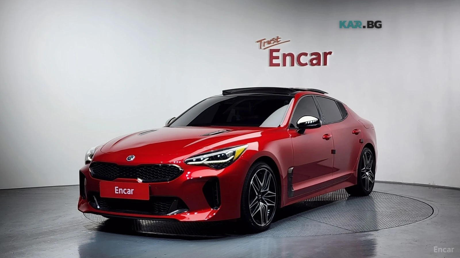 Kia Stinger 3.3T* GT* MASTERS* ПОДГР* ОБДУХ* ПАНО* КАМЕРА* | Auto.bg — изображение 1 Kia Stinger 3.3T* GT* MASTERS* ПОДГР* ОБДУХ* ПАНО* КАМЕРА* | Auto.bg — изображение 1