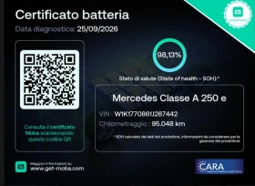 Mercedes-Benz A 250 !!!ОЧАКВАН ВНОС!!! 2.5 PHEV 218hp SOH98.13% - 16900 € - 57327404 9 | Car24.bg Mercedes-Benz A 250 !!!ОЧАКВАН ВНОС!!! 2.5 PHEV 218hp SOH98.13% - 16900 € - 57327404 9