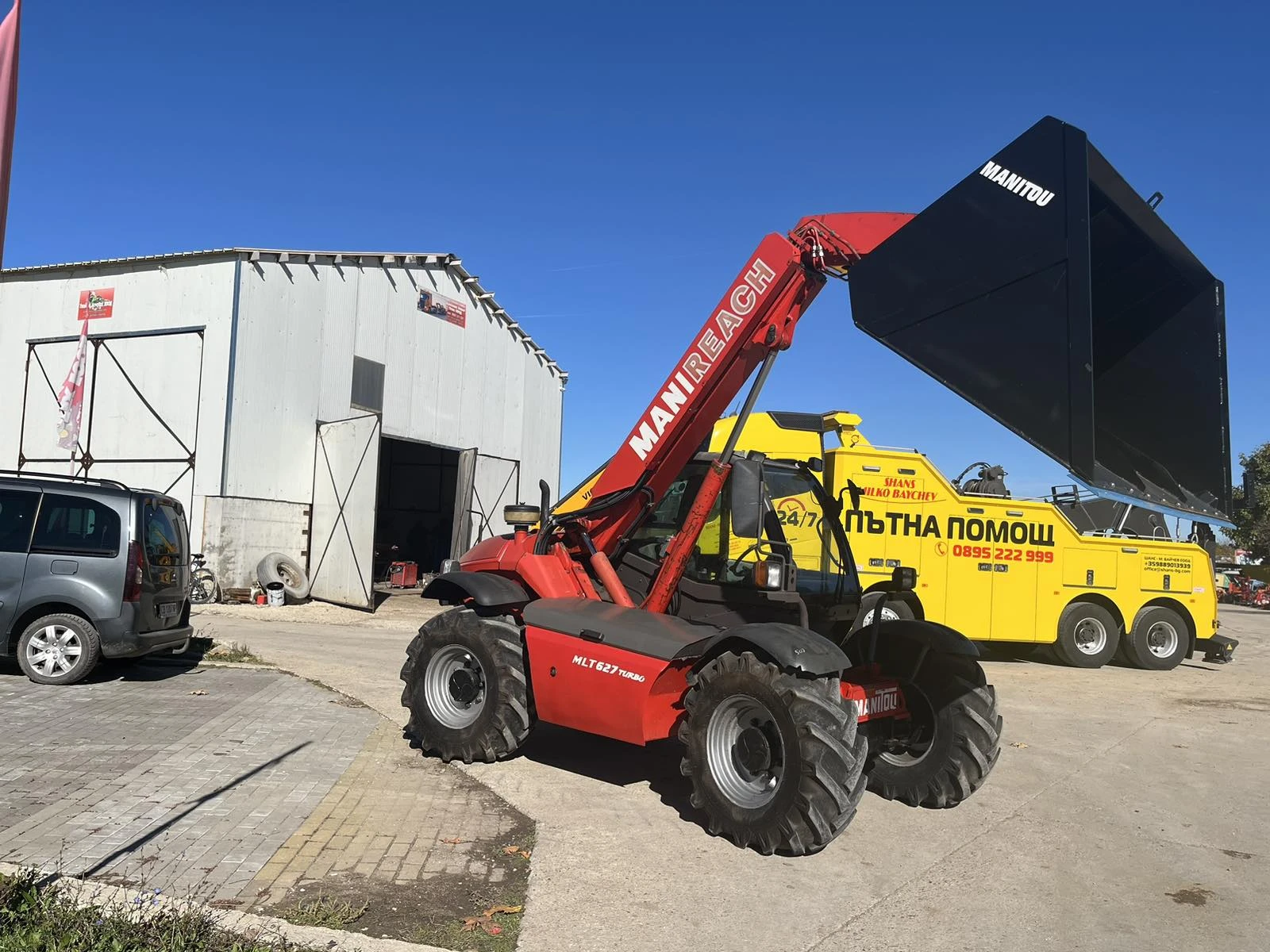Телескопичен товарач Manitou MT627 Turbo - изображение 6 | Auto.bg Телескопичен товарач Manitou MT627 Turbo - изображение 6