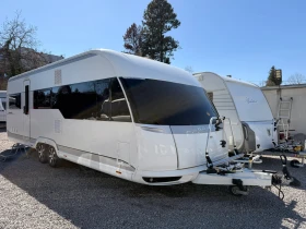 Каравана Hobby 650 Premium Форцелт, Климатик, Мувър и още