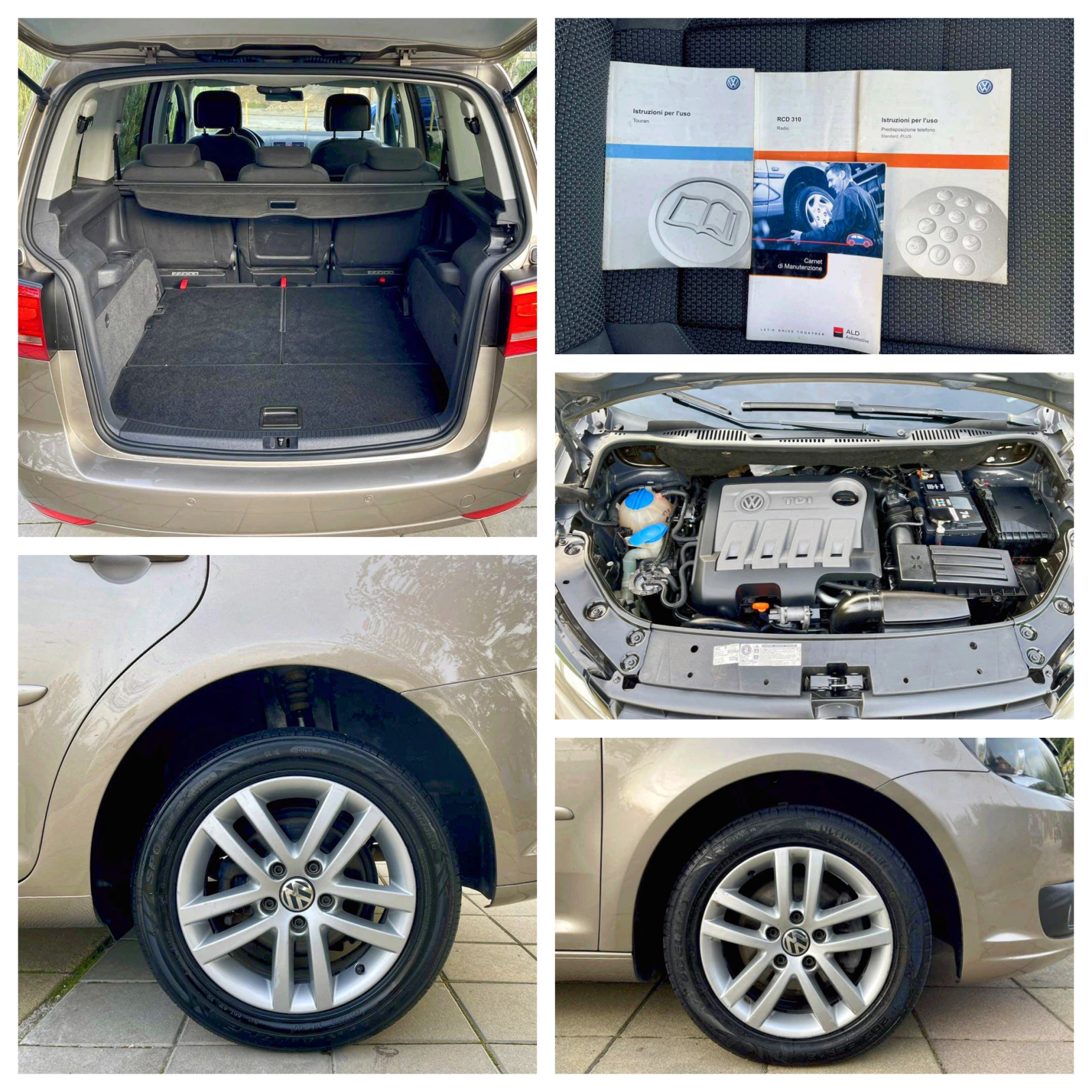 VW Touran DSG* TDI* 6+ 1* Euro 5b*  - изображение 6 | Auto.bg VW Touran DSG* TDI* 6+ 1* Euro 5b*  - изображение 6