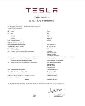 Tesla Model Y Long Range 4x4 AWD 77kWh - 33000 € / 64542.39 лв. - 28219165 13 | Car24.bg Tesla Model Y Long Range 4x4 AWD 77kWh - 33000 € / 64542.39 лв. - 28219165 13