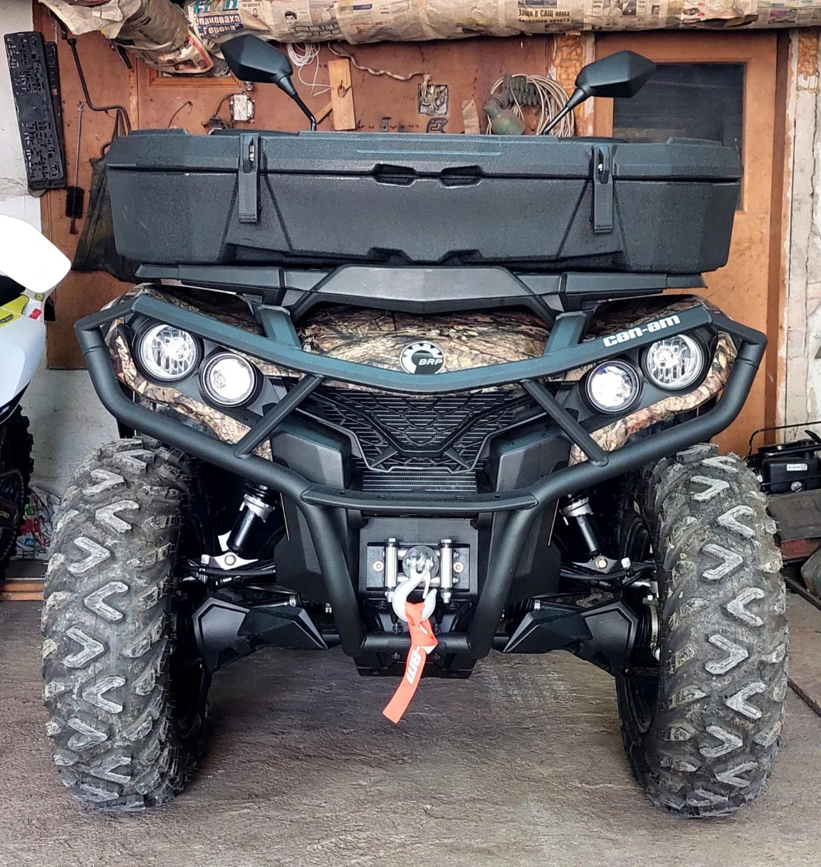 Can-Am Outlander * 2 ключа* покривало* теглич*  - изображение 10 | Auto.bg Can-Am Outlander * 2 ключа* покривало* теглич*  - изображение 10