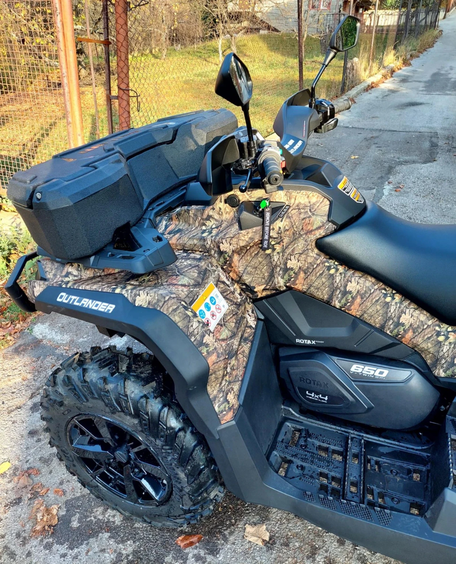 Can-Am Outlander * 2 ключа* покривало* теглич*  - изображение 5 | Auto.bg Can-Am Outlander * 2 ключа* покривало* теглич*  - изображение 5