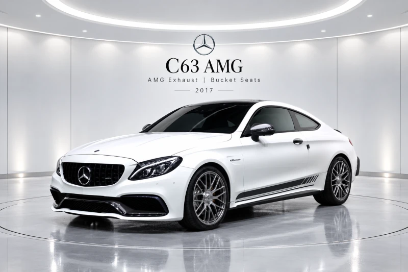 Mercedes-Benz C 63 AMG BUCKET SEATS| AMG EXHAUST| HEADS UP| 360 - 31000 € - 51309837 1 | Car24.bg Mercedes-Benz C 63 AMG BUCKET SEATS| AMG EXHAUST| HEADS UP| 360 - 31000 € - 51309837 1