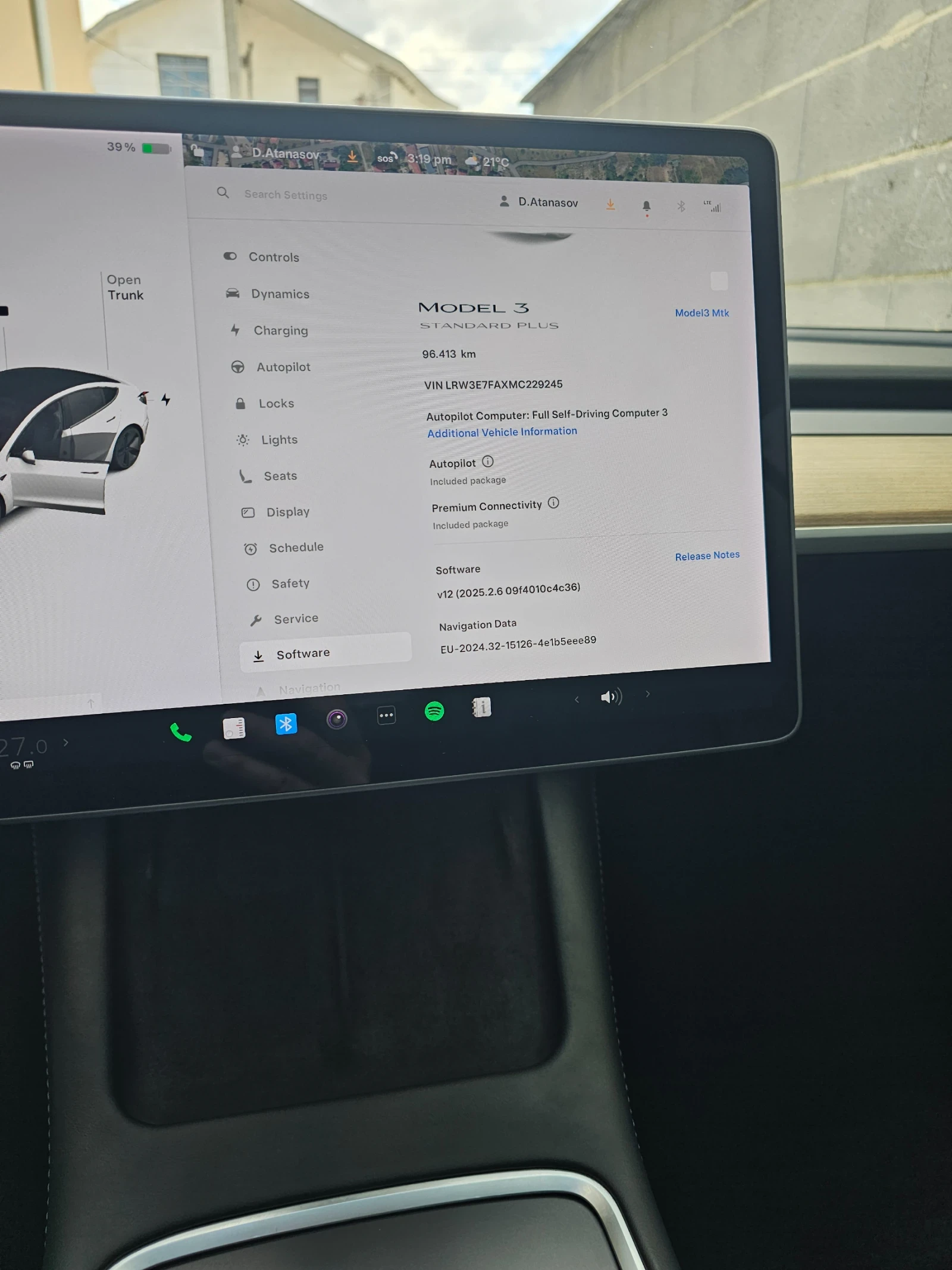Tesla Model 3 Standart Range Plus  LFP термопомпа  - изображение 6 | Auto.bg Tesla Model 3 Standart Range Plus  LFP термопомпа  - изображение 6