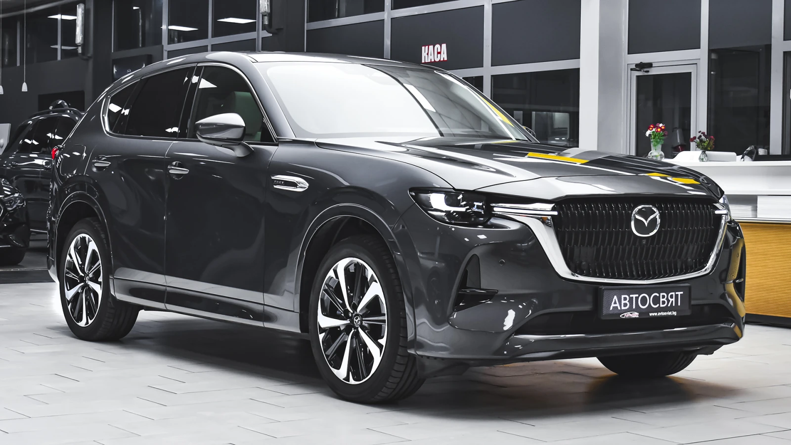 Mazda CX-60 2.5 e-SKYACTIV PHEV TAKUMI 4x4 Automatic - изображение 5 | Auto.bg Mazda CX-60 2.5 e-SKYACTIV PHEV TAKUMI 4x4 Automatic - изображение 5