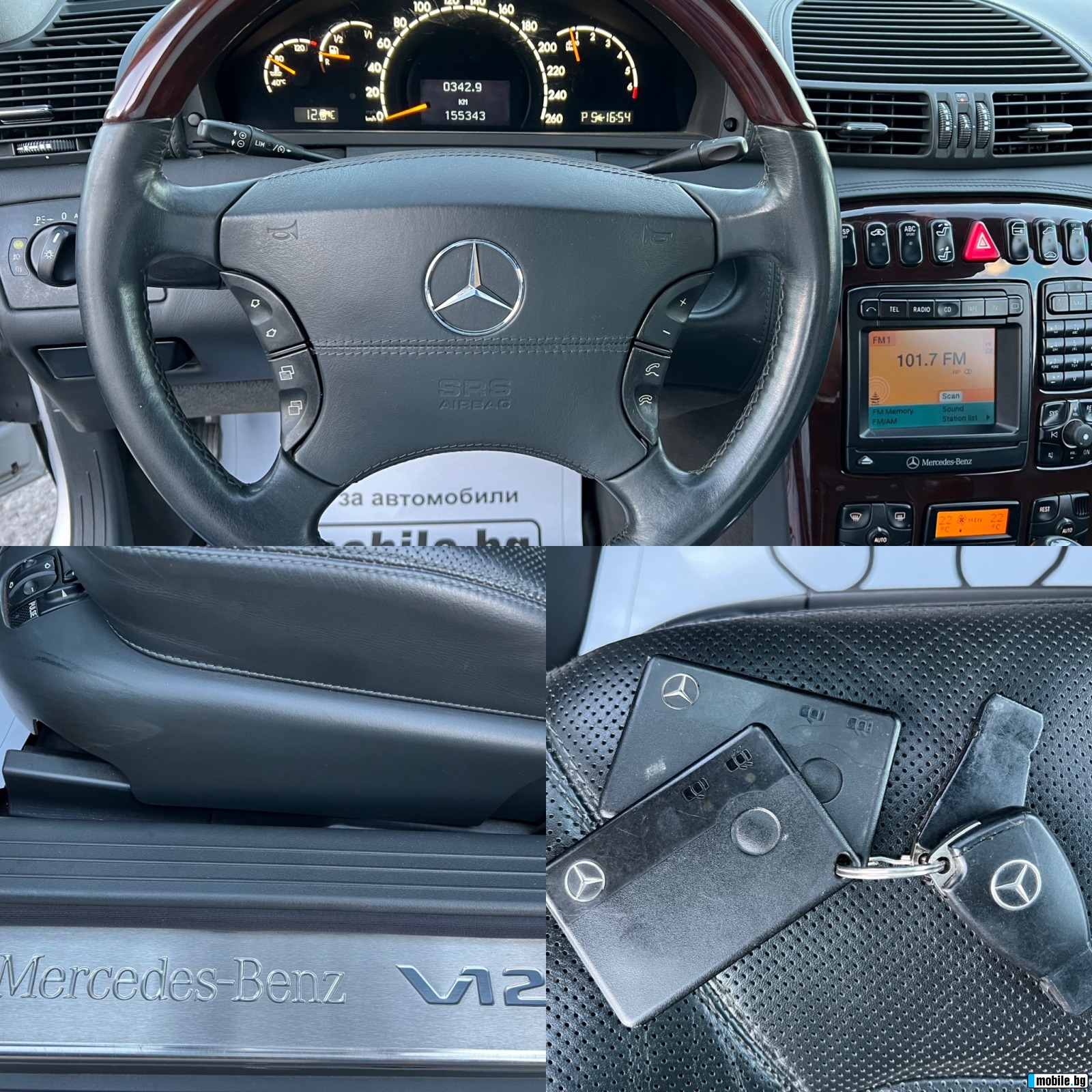 Mercedes-Benz CL 600 W12* UNIKAT* FULL*  | Mobile.bg   17