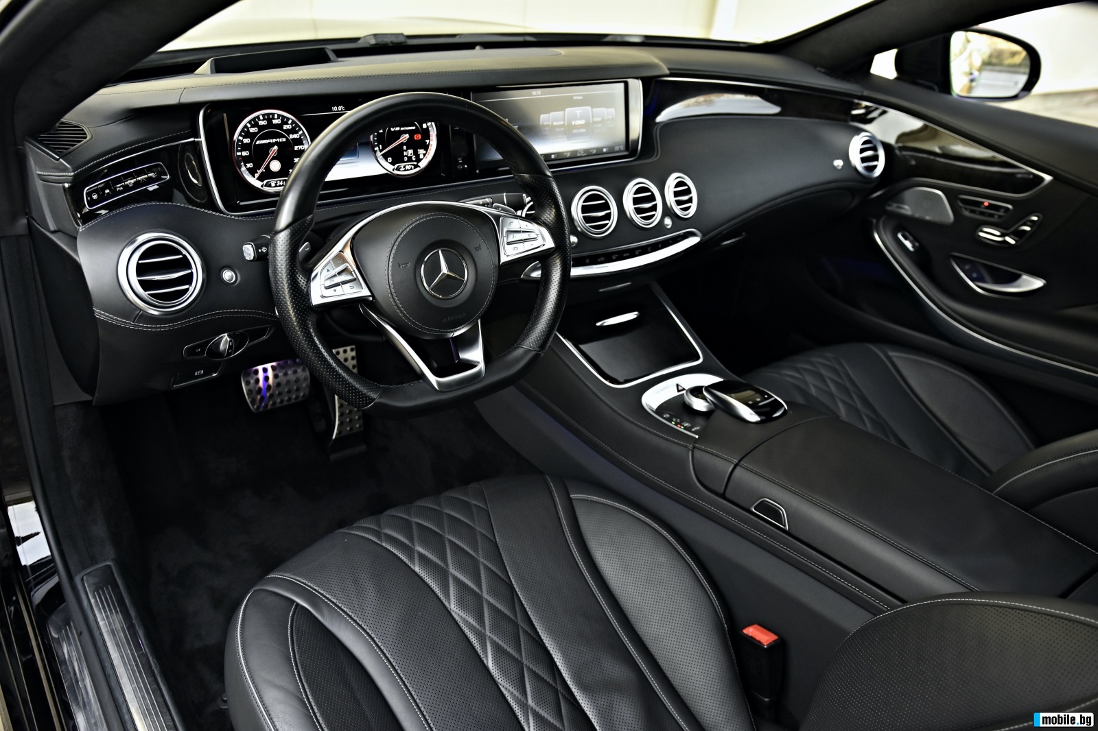 Mercedes-Benz S 500 COUPE 9G 4Matic 63AMG Styling DESIGNO 360 BURMES   | Mobile.bg   9