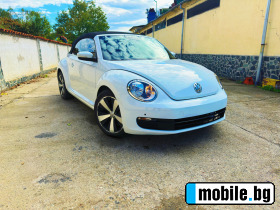 VW New beetle * CABRIO* NAVI* R-LINE* EXCLUSIVE* LEATHER* PDC* A | Mobile.bg   1
