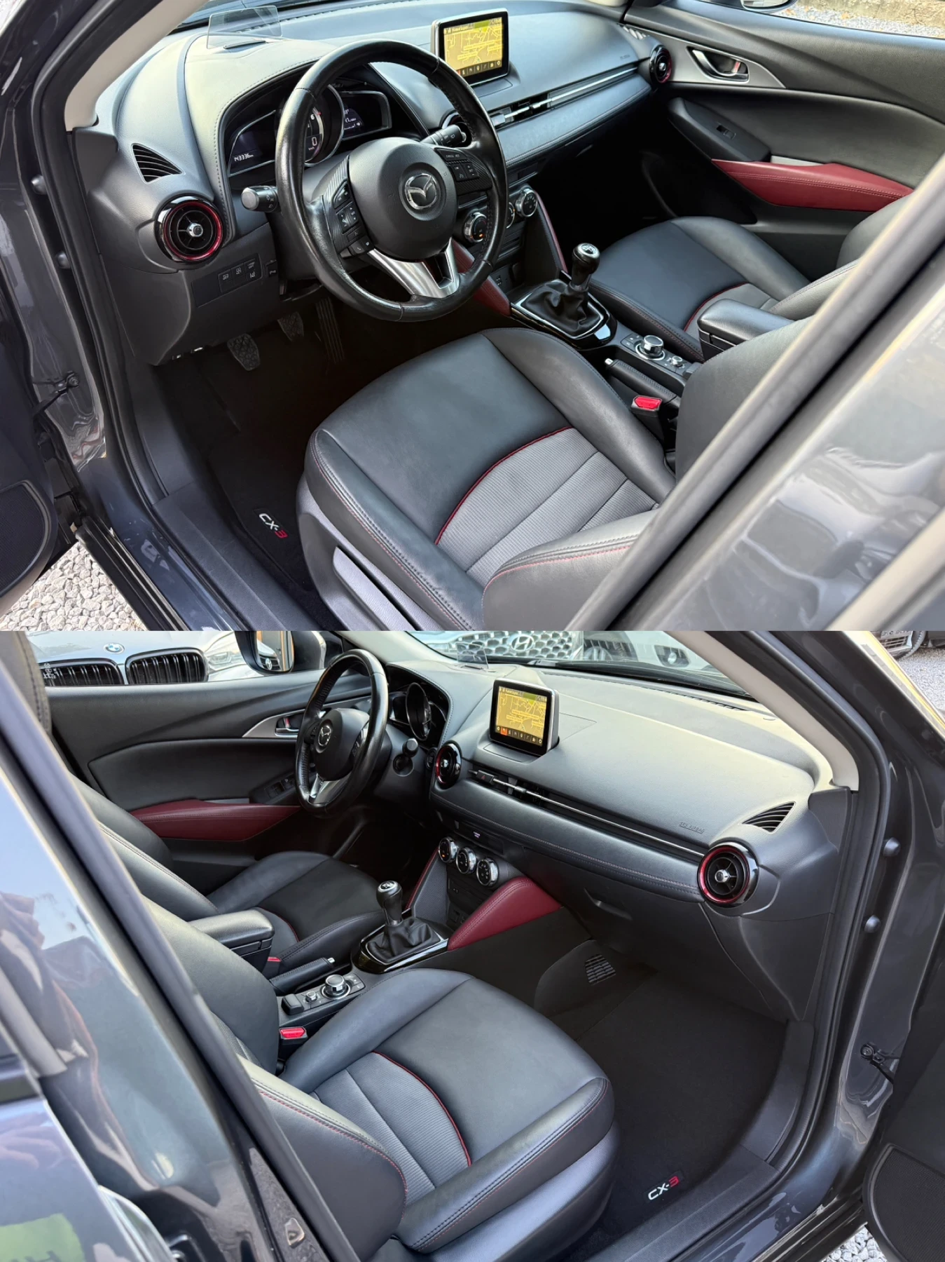 Mazda CX-3 1.5d/Кожа/Навигация/Euro6/105hp, снимка 9 - Автомобили и джипове - 55780867