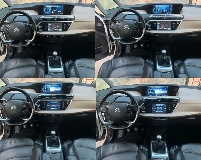 Citroen C4 Picasso 2.0 e-HDi Exclusive, Кожа с Подгрев, Лизинг, снимка 12 - Автомобили и джипове - 51279129