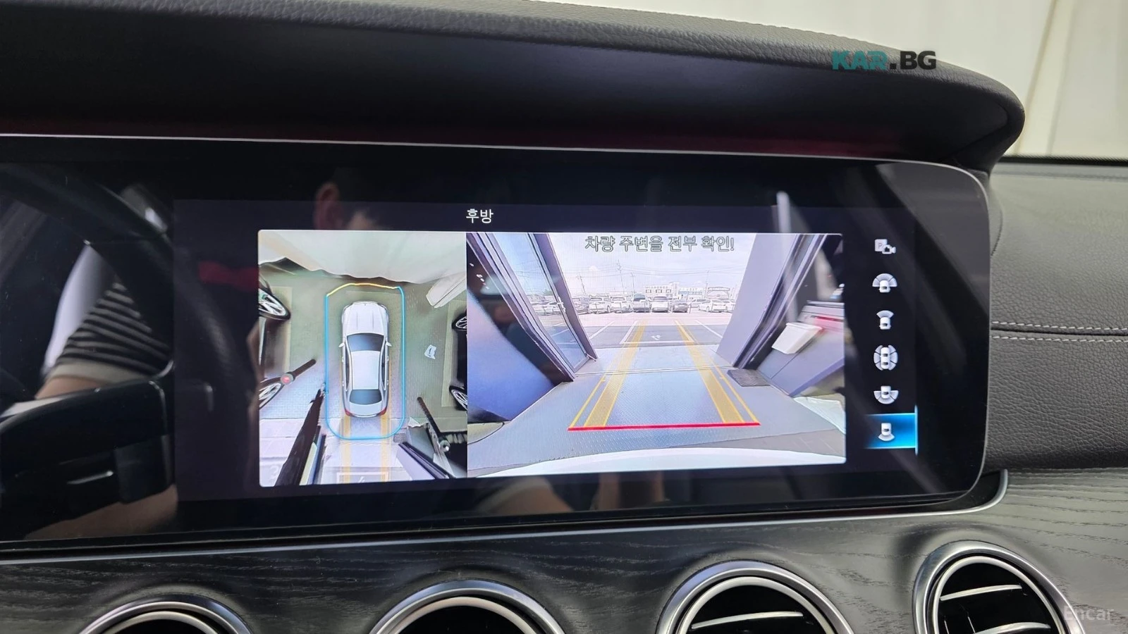 Mercedes-Benz E 220 4MATIC/AMG-LINE/360CAMERA/HEAD-UP/BURMETER/SUNROOF, снимка 10 - Автомобили и джипове - 55258282