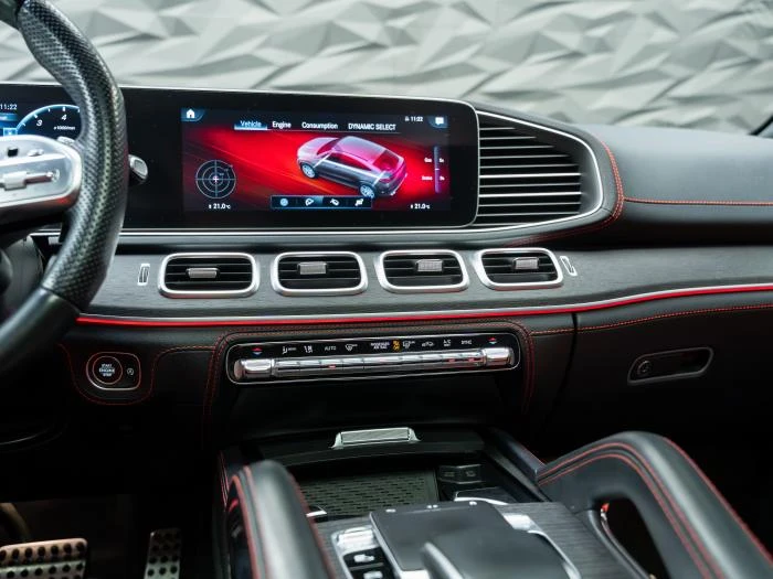Mercedes-Benz GLE 53 4MATIC COUPE* BURMESTER* 360CAM* ОБДУХВ* PANO* AIRMATIC* , снимка 12 - Автомобили и джипове - 54465072