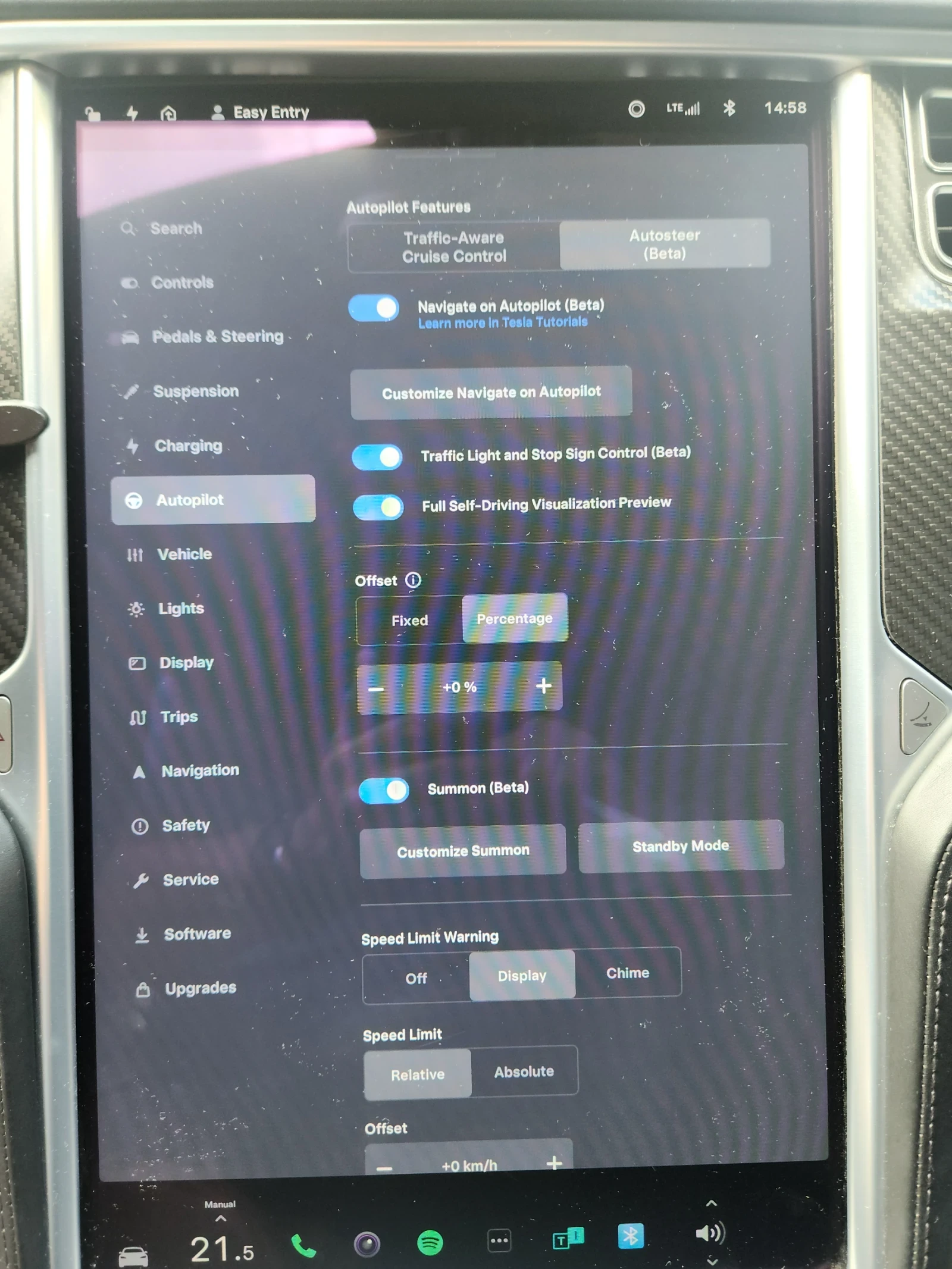 Tesla Model S 100D, снимка 14 - Автомобили и джипове - 55684990