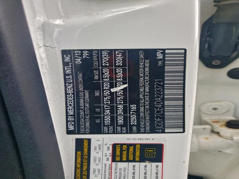 Mercedes-Benz GL 450 4.6L 8 All wheel drive - изображение 6