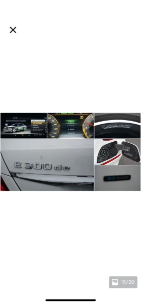 Mercedes-Benz E 300 Mercedes-Benz e300 de AMG Plug-in hybrid, реални к - 37000 € / 72365.71 лв. - 16663349 13