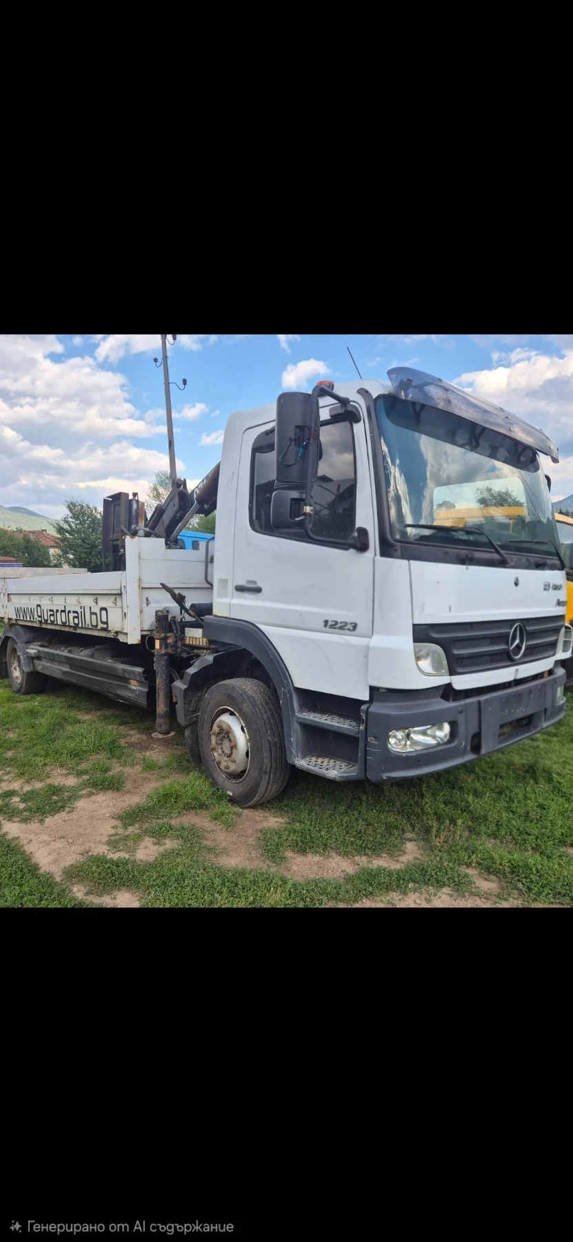 Mercedes-Benz Atego 1223 Кран