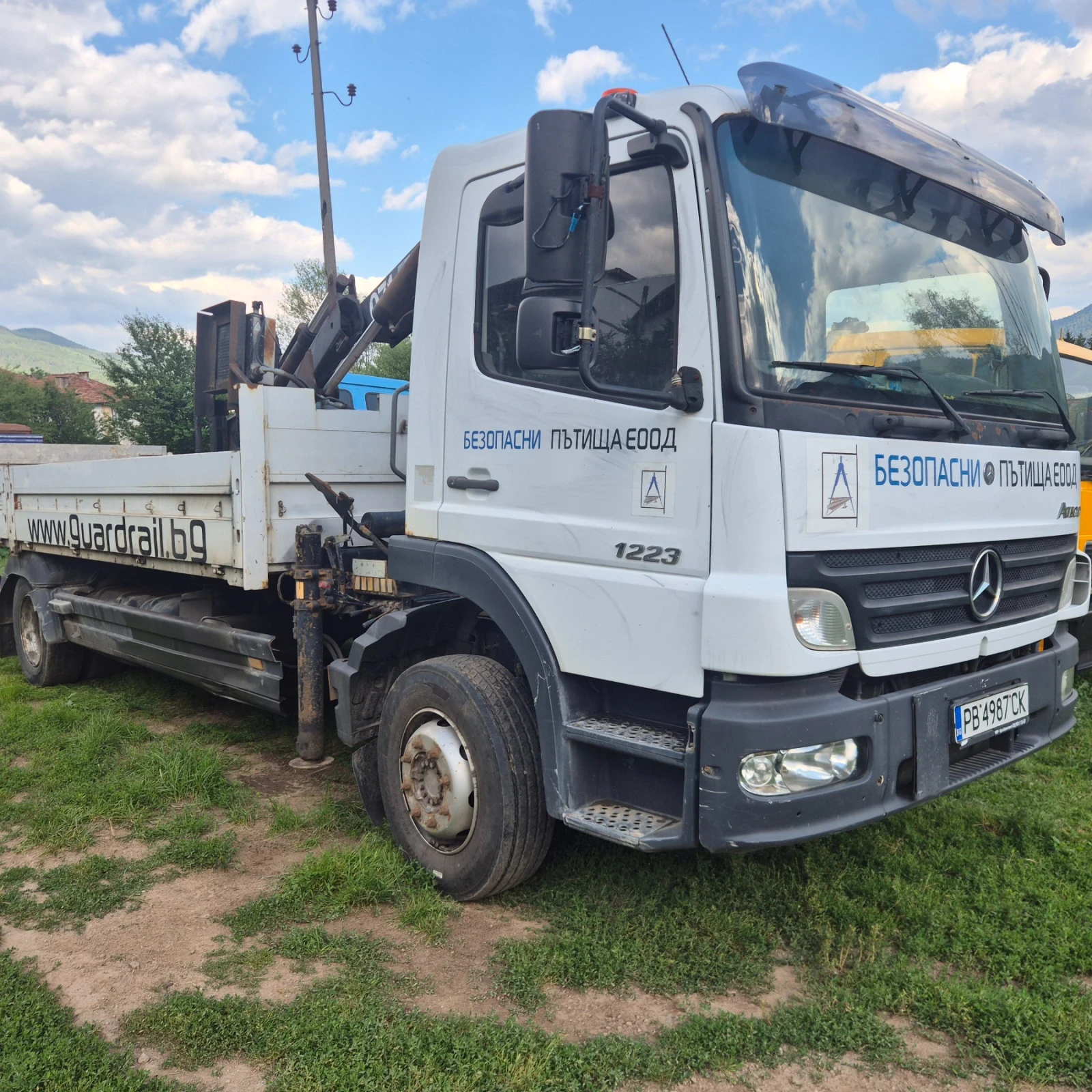 Mercedes-Benz Atego 1223 Кран