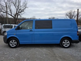 VW Transporter 2.5 TDI 131 К.С. ДЪЛГА БАЗА / 6 МЕСТА / КЛИМАТИК, снимка 5