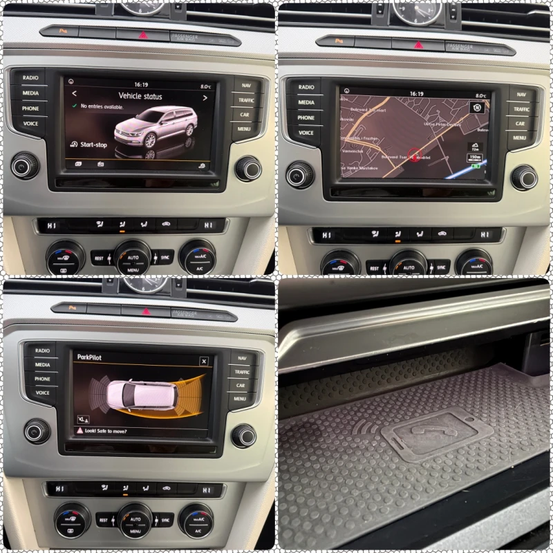 VW Passat 2.0///150p.s///Full-LED///NAVI///Масаж///, снимка 14 - Автомобили и джипове - 52753441