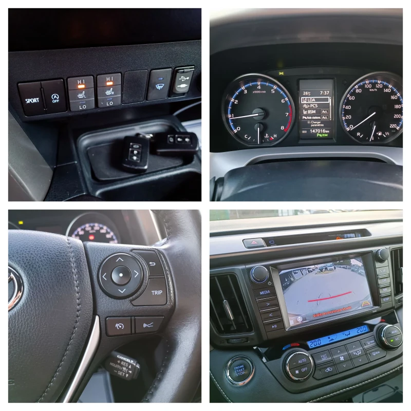 Toyota Rav4 2.0i-152кс-ШВЕЙЦАРИЯ-FACELIFT-6ск-4Х4-NAVI-Keyless, снимка 16 - Автомобили и джипове - 51098203