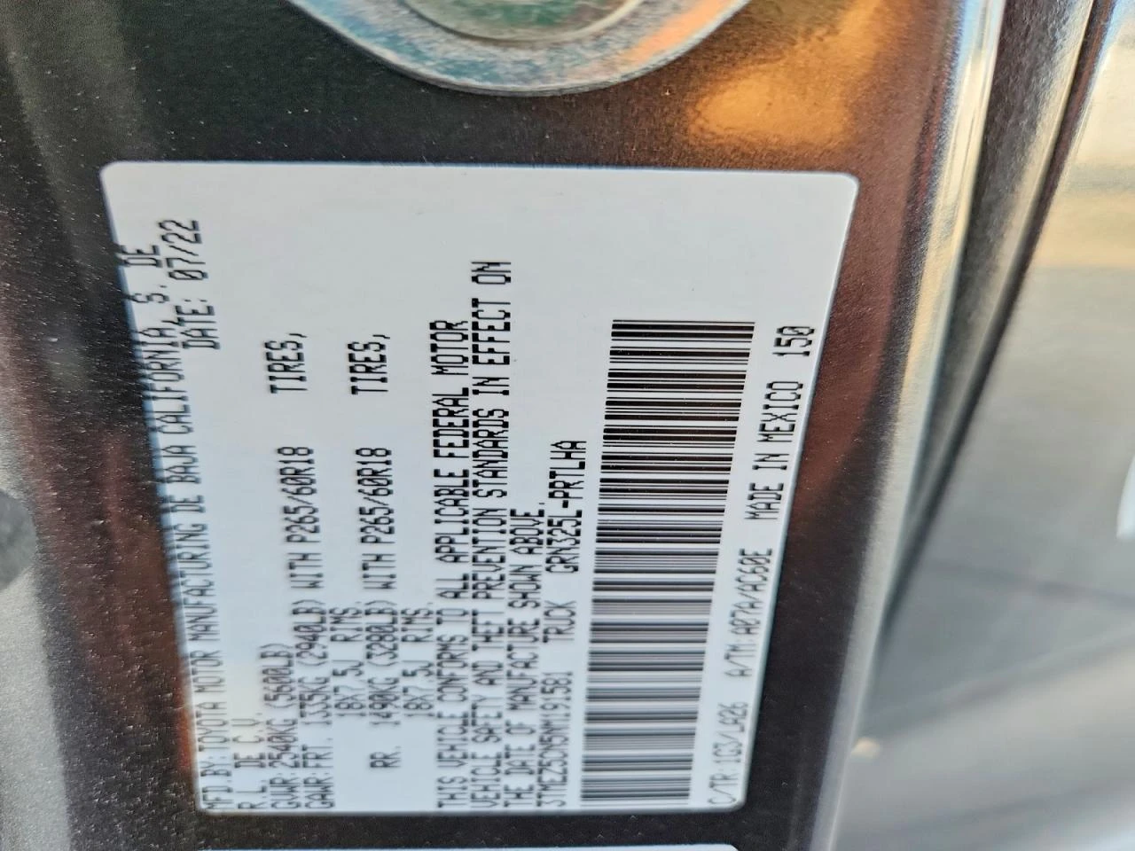Toyota Tacoma 3.5l Limited, снимка 13 - Автомобили и джипове - 55074188