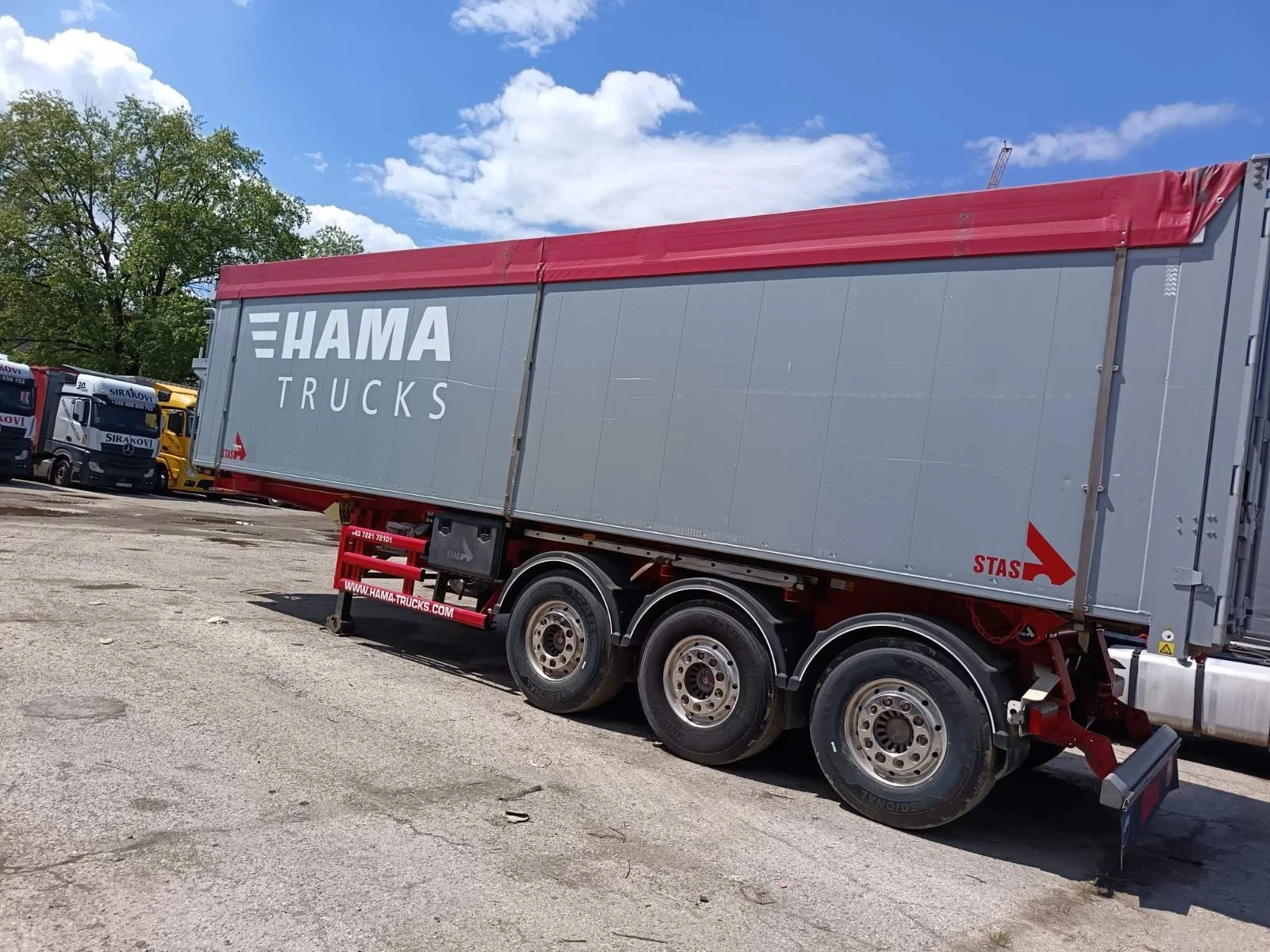 Полуремарке Stas, снимка 2 - Ремаркета - 54319488