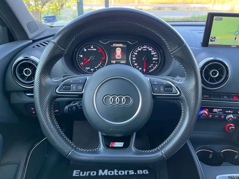 Audi A3 2.0TDI, QUATTRO, S LINE, B&O, LED, NAVI, PANO, EXC, снимка 11 - Автомобили и джипове - 46886731