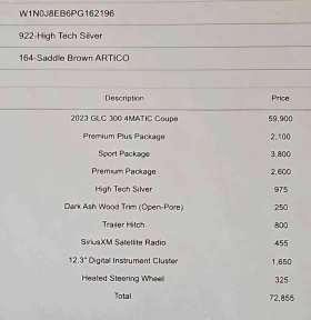 Mercedes-Benz GLC 300 COUPE/360 КАМЕРИ/БЕЗ ЗАБЕЛЕЖКИ  - 37900 € / 74125.96 лв. - 76570244 16