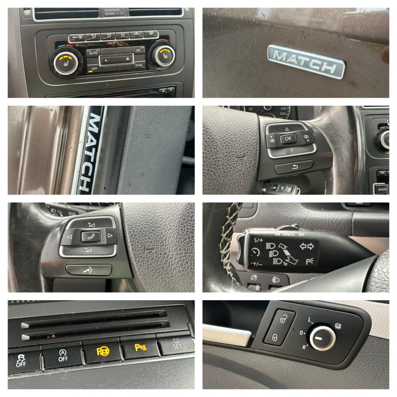 VW Touran MATCH 1.6 TDI (150hp) 6+ 1 места Euro 5, снимка 15 - Автомобили и джипове - 46407765
