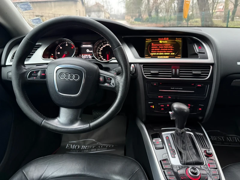 Audi A5 3.0tdi* QUATTRO* КОЖА* НАВИ* AVTOMAT, снимка 13 - Автомобили и джипове - 52992015