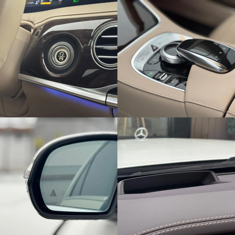 Mercedes-Benz S 560 AMG* 4-MATIC* LED, снимка 13 - Автомобили и джипове - 52504268