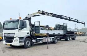 Daf CF 400 + Кран Palfinger + ремарке, снимка 1