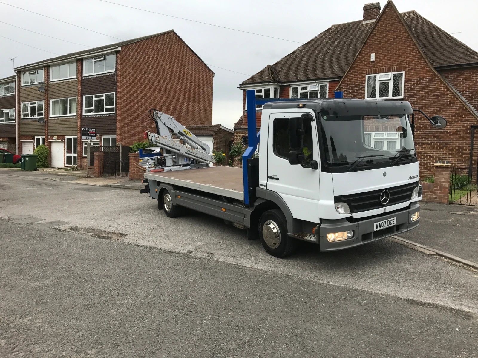 Mercedes-Benz Atego 10 Тона с Кран 3 тон, снимка 2 - Камиони - 54937013