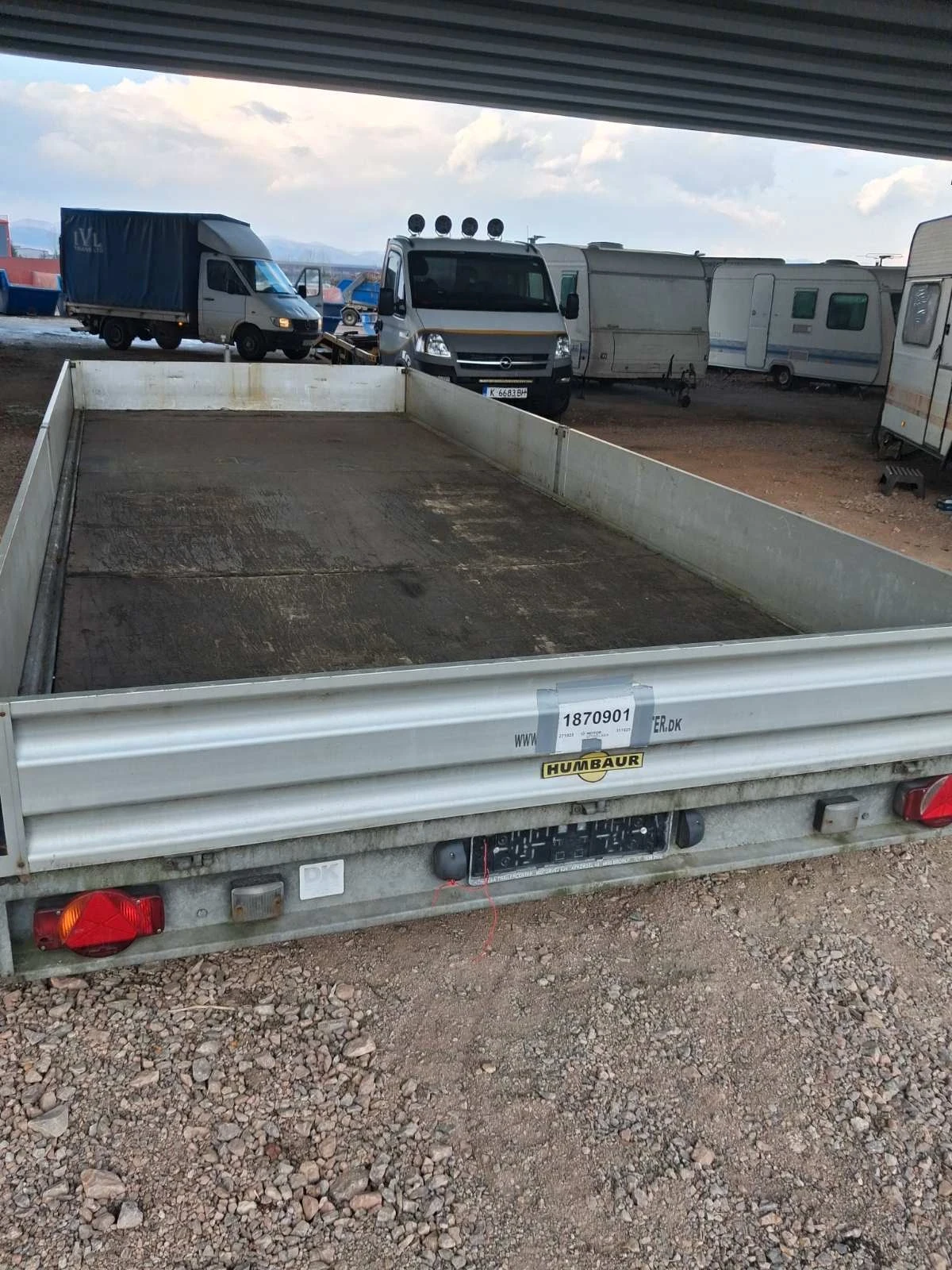 За автомобил Humbaur, снимка 2 - Ремаркета - 53727565