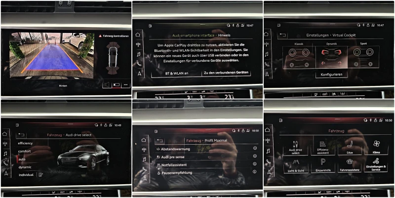 Audi A7 MATRIX/50TDI/S-LINE/DISTR/CAMERA/ПОДГР/CAR PLAY/LI, снимка 14 - Автомобили и джипове - 53391649