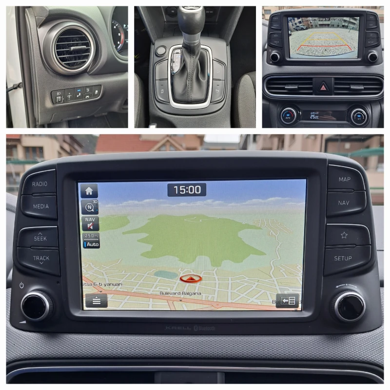 Hyundai Kona 1.6 CRDi 136кс Автомат, снимка 13 - Автомобили и джипове - 48481234