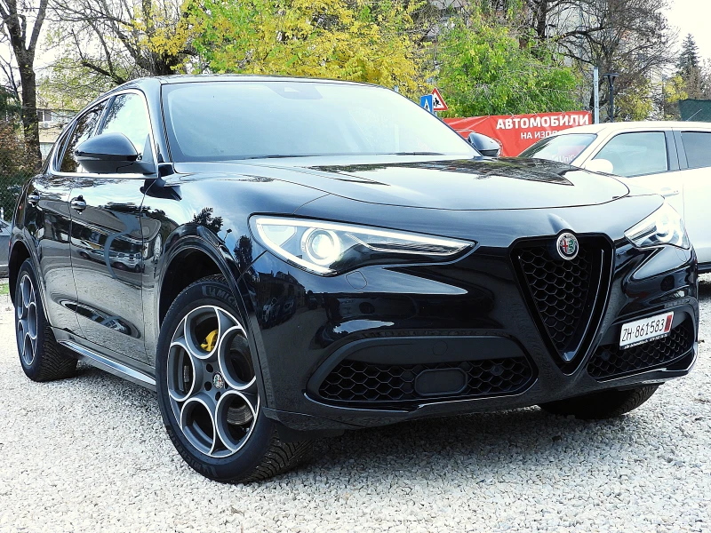 Alfa Romeo Stelvio 2.0ШВЕЙЦАРИЯ-ДИСТРОНИК/КОЖА/НАВИ/LANE ASSIST/4x4, снимка 3 - Автомобили и джипове - 51682052