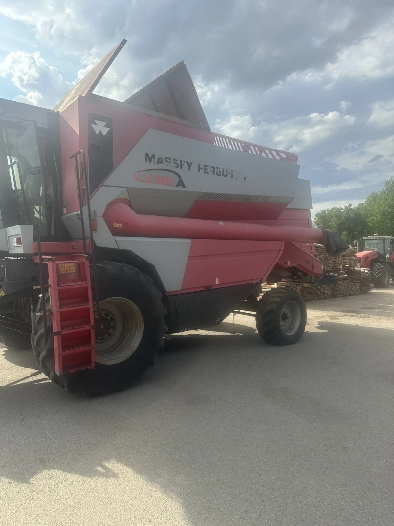 Комбайн Massey Ferguson 7278 с хедер и количка, снимка 1 - Селскостопанска техника - 46812685