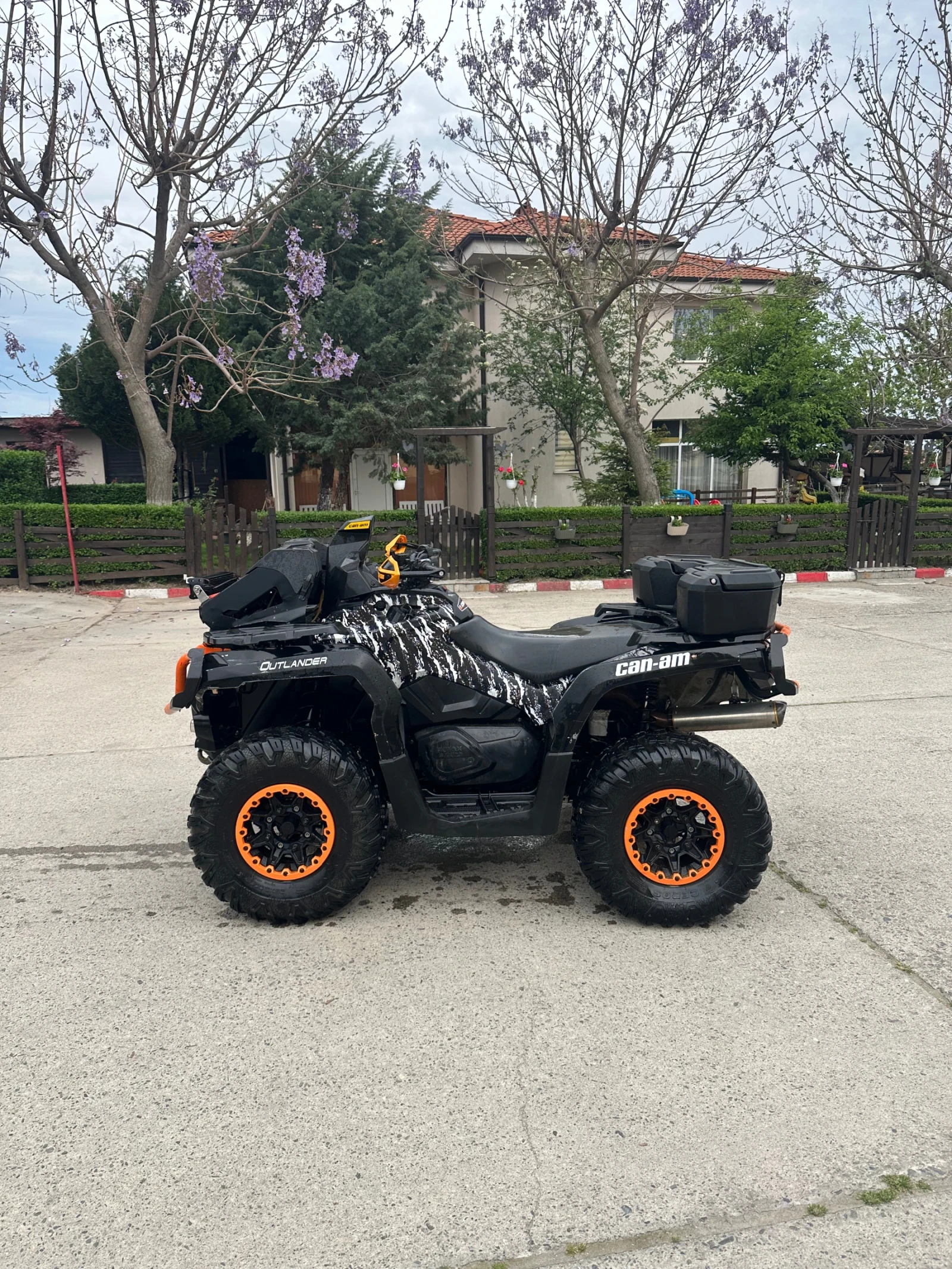 Can-Am Outlander XMR 1000 G2 ПОДГРЕВ/ЛЕБЕДКА/ЛЕД/ЦЯЛОСТНА/ЗАЩИТА/G2, снимка 4 - Мотоциклети и мототехника - 54485848