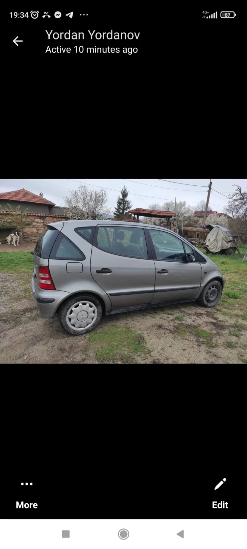 Mercedes-Benz A 170, снимка 2 - Автомобили и джипове - 47820537