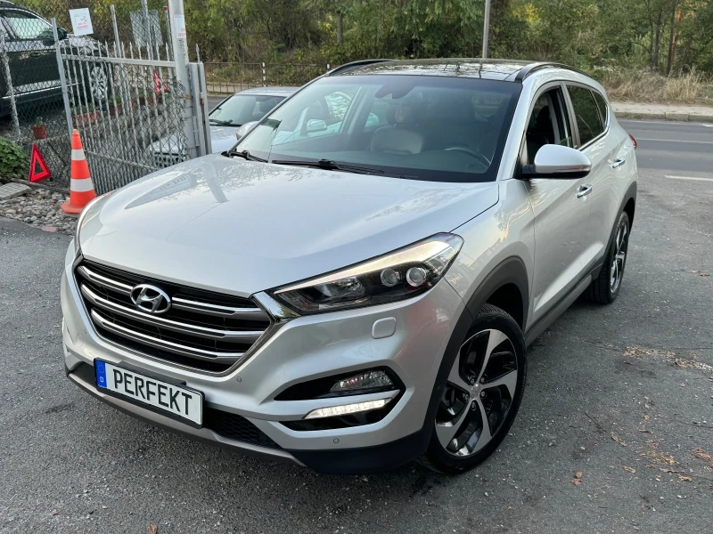 Hyundai Tucson 2.0CRDI 4x4* FULL MAX, снимка 1 - Автомобили и джипове - 47597995