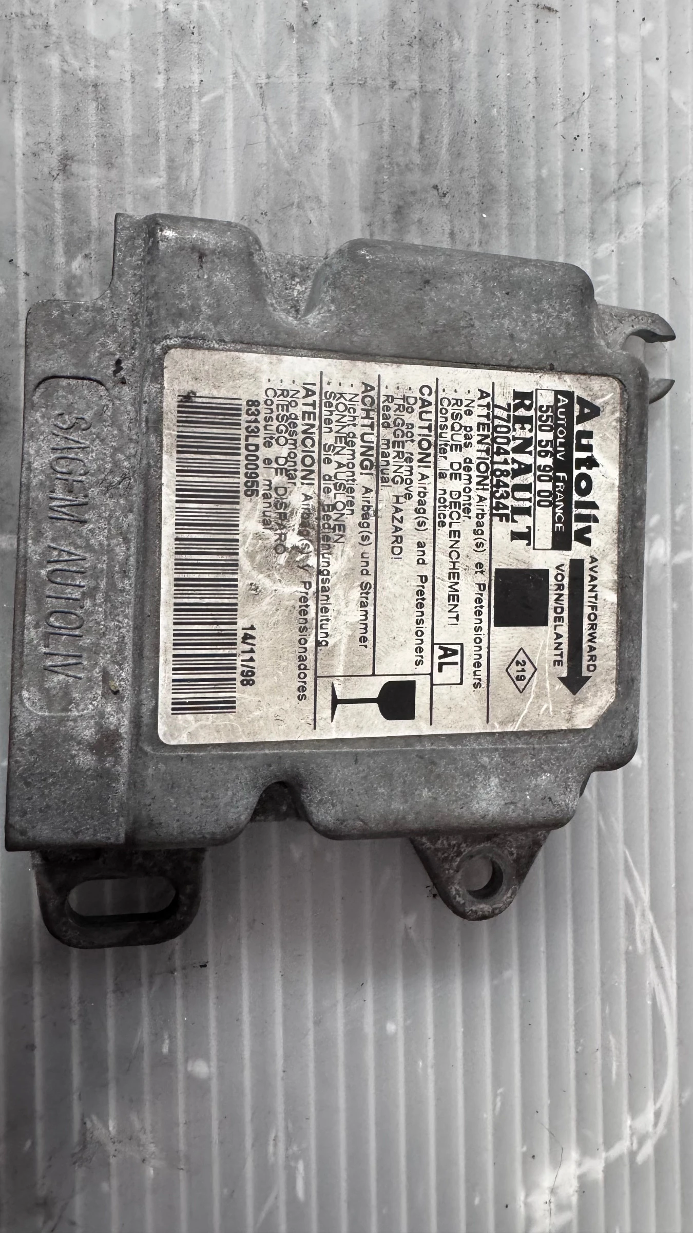 Airbag  /  /  a Renault Scenic - 7700418434F / 550569000 | Mobile.bg   2