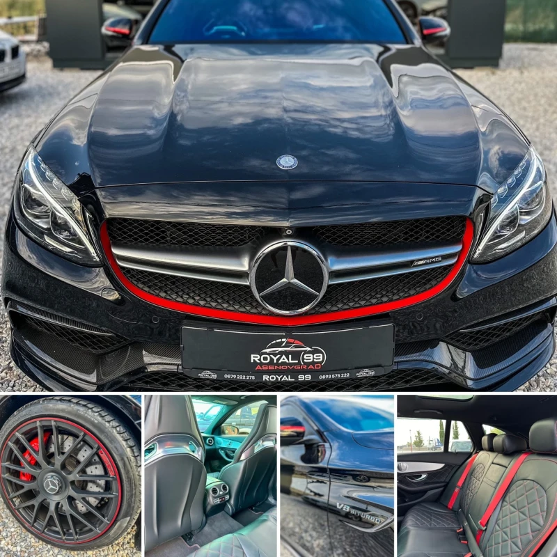 Mercedes-Benz C 63 AMG 6.3 S AMG:: CARBON ПАКЕТ:: FULL::360:: EDITION 1, снимка 6 - Автомобили и джипове - 47058066