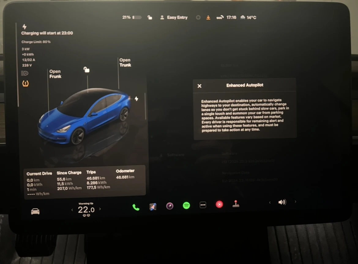 Tesla Model 3 Long Range AWD, снимка 15 - Автомобили и джипове - 55902359