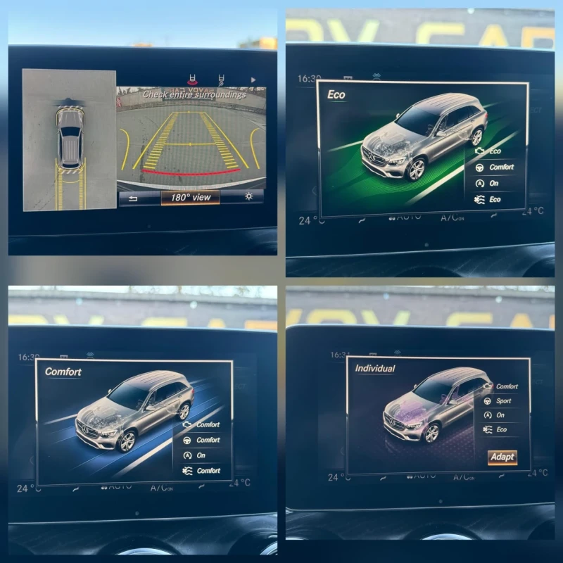 Mercedes-Benz GLC 250 AMG/4Matic/360cam/9G-Tronic/Distronic/Pano, снимка 16 - Автомобили и джипове - 53013883