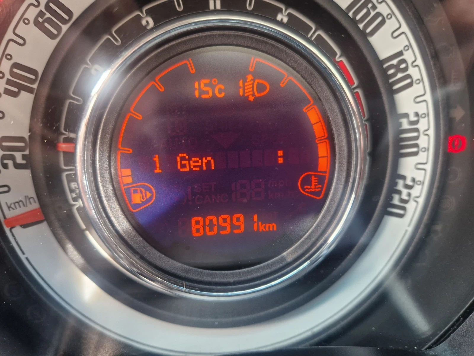 Fiat 500 1.2i 70HP.EVRO 6 ITALIA, снимка 10 - Автомобили и джипове - 53825114