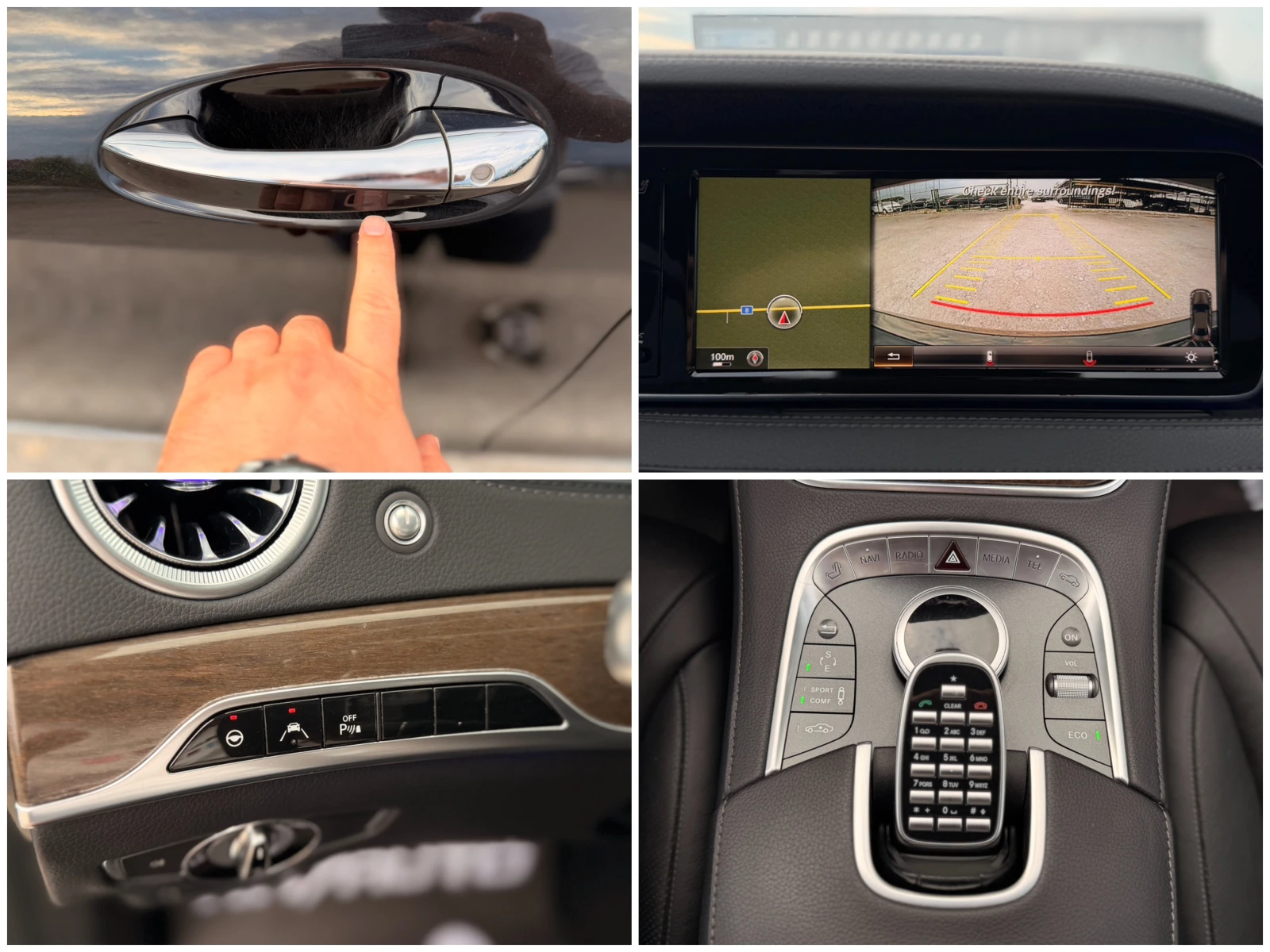 Mercedes-Benz S 350 BlueTEC= Long= 63 AMG= Facelift= Distronic= Keyles, снимка 16 - Автомобили и джипове - 55137932