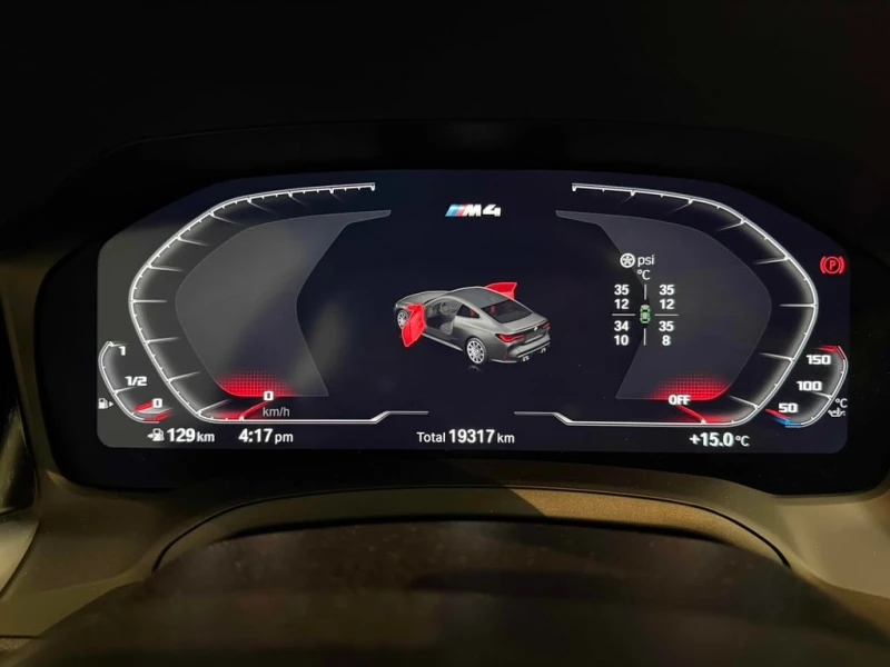 BMW M4 Competition M xDrive * CARFAX * ЛАЗЕРИ, снимка 12 - Автомобили и джипове - 53330944